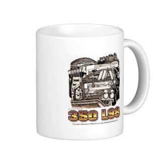 350 L98 Corvette Engine Mug