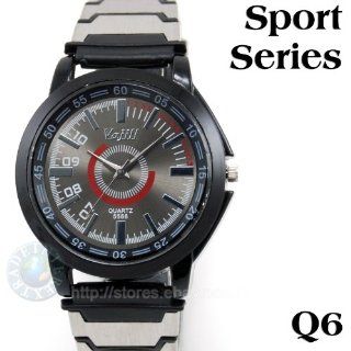 Military Army Men Lady Sport Rubber Strap Quartz Wrist Watch Bulk Wholesale Lots 5pcs of Q6 Watches