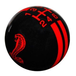 Speed Dawg (SK501CO RR 6RUR) Ford Licensed Series Black/Red 6 Speed Reverse Upper Right Shift Knob Automotive