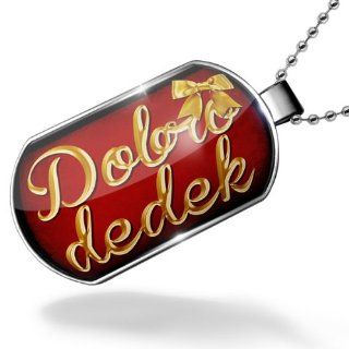 Dogtag Merry Christmas in Sobota from Murska Sobota Dog tags necklace   Neonblond NEONBLOND Jewelry