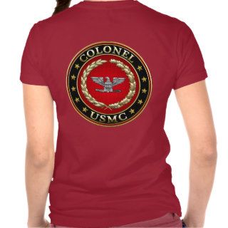 U.S. Marines Colonel (USMC Col) [3D] Tee Shirts