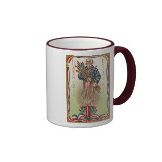 Uncle Sam Forth of July Mugs