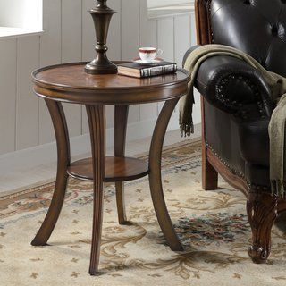 Sofia Black Inlay Top Accent End Table Coffee, Sofa & End Tables