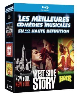 Les Meilleures comdies musicales en haute dfinition  New York, New York + West Side Story + Hair [coffret 3 Blu ray] Movies & TV