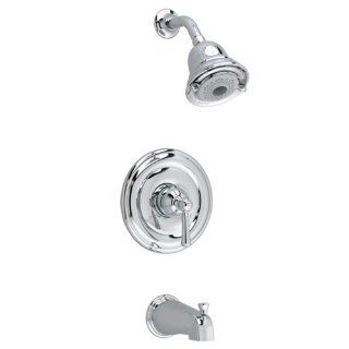 American Standard T420.502.002 Portsmouth Bath and Shower Trim Kit with Round Escutcheon, Polished Chrome   Single Handle Tub And Shower Faucets  