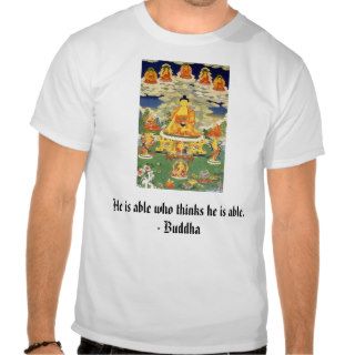 Medicine Buddha 7, He is able who thinks he isTees