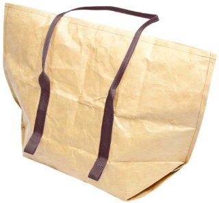 Mimot Reusable Tote, Brown with Brown Straps Kitchen & Dining