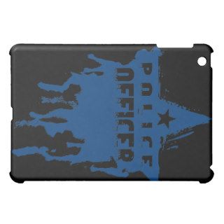 Police Officer Wet Stencil iPad Mini Cover