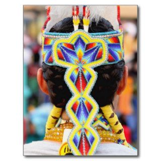 Pow Wow Beadwork Post Cards