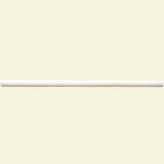 MS International Greecian White 3/4 In. x 12 In. Polished Marble Pencil Molding Wall Tile THDW1 MP GRE