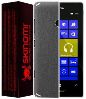 Skinomi TechSkin   Nokia Lumia 521 Screen Protector + Brushed Steel Full Body Skin Protector / Front & Back Premium HD Clear Film / Ultra High Definition Invisible and Anti Bubble Crystal Shield with Free Lifetime Replacement Warranty   Retail Packagi