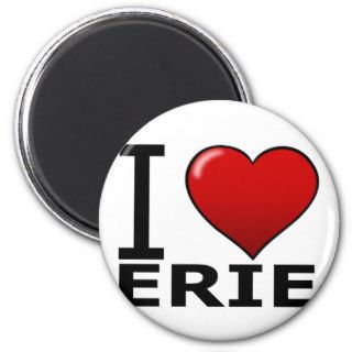 I LOVE ERIE,PA   PENNSYLVANIA FRIDGE MAGNETS