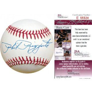 Phil Rizzuto Autographed Baseball Sports Collectibles