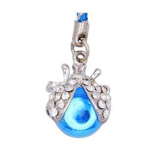 Cell Phone Charm LadyBug Light Blue Cell Phones & Accessories