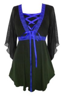 Dare To Wear Victorian Gothic Women's Plus Size Bewitched Corset Top Blouses