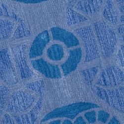 Handmade Chatham Treasures Blue New Zealand Wool Rug (7' Round) Safavieh Round/Oval/Square