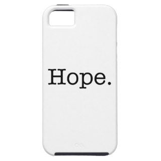 Black and White Hope Quote Inspirational Template iPhone 5/5S Cases