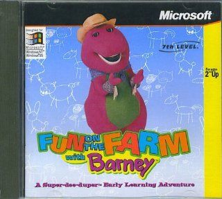 Barney Fun On The Farm PC CD ROM Video Games
