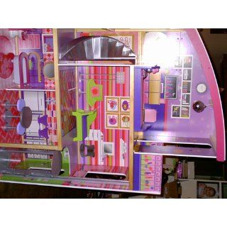 Kidkraft Wooden Modern Dream Glitter Dollhouse fits barbie Toys & Games