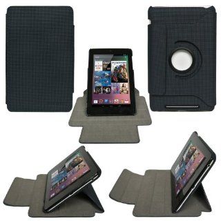 Supcase Google Nexus 7 Tablet Multi angles Viewing / 360 degree Rotating Case with Smart Cover Function   B423 (Black) Computers & Accessories