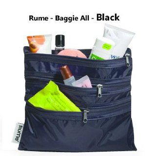 RuMe   Baggie All   Black   Cosmetic Tote Bags
