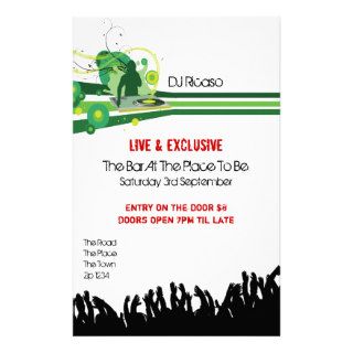 DJ Party Full Color Flyer