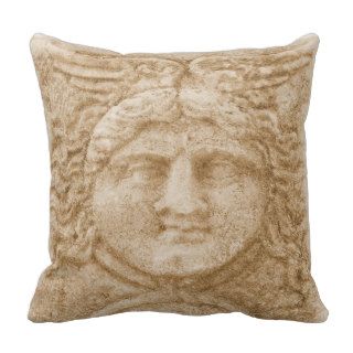 Greek God Hermes PICTURE ancient image of Hermes Throw Pillow