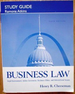 Study Guide for Business Law by Atkins, Ramona [Prentice Hall, 2006] [Paperback] 6th Edition Books