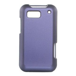 Hard Plastic Rubber Feel Case for Motorola Defy MB525   Purple [In CellCostumes Retail Packaging] 
