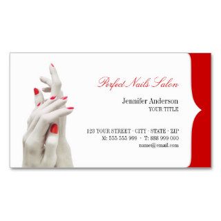 Nail Salon Beauty Center business card