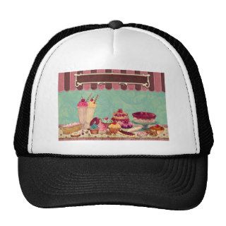 Cupcake Cake Party Sign Banner Hat