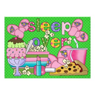 Pajama Party / Sleep Over   SRF Custom Invites