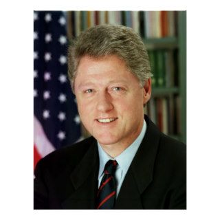 President Bill Clinton Posters