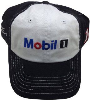 Tony Stewart #14 Mobile One Adjustable Hat Checkered Flag NASCAR  Sports Fan Baseball Caps  Sports & Outdoors