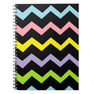 Colorful Triangle Waves Note Books