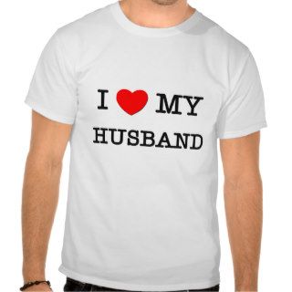I Heart My HUSBAND Tee Shirts