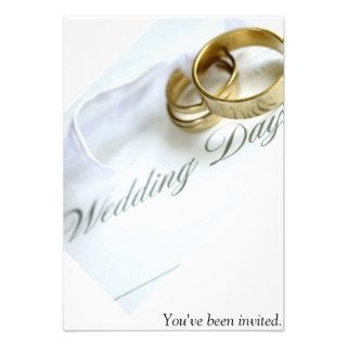 Ring & Flowers Wedding Card AeonCore
