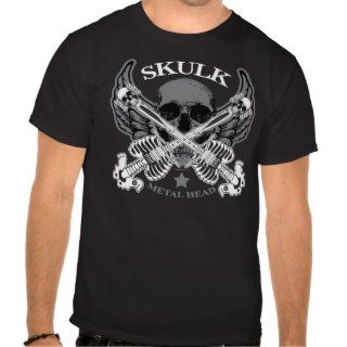 SKELETON  Metal Head T shirt