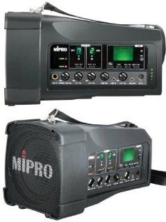 MiPRO MA 100du (6C) Dual Channel PA System with USB Player & Recorder (6B Band) Musical Instruments