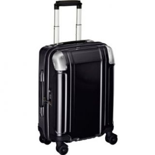 Zero Halliburton Geo Polycarbonate Carry On 4 Wheel Spinner Travel Case, Black, One Size Clothing