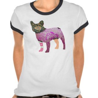French Bulldog Patchwork Pet T Shirt