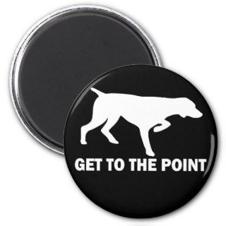 German Shorthaired Pointer "Get to the Point" Refrigerator Magnets