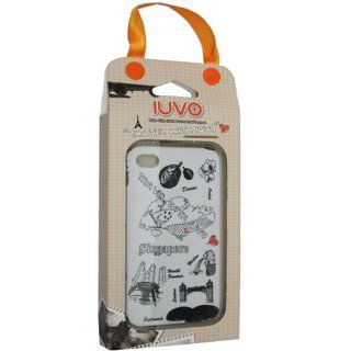 IUVO Travel Series Singapore Design Ultra Slim Back Cover for iPhone 4 Cell Phones & Accessories