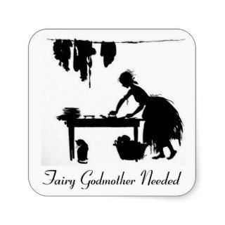 Cinderella Fairy Godmother Needed Sticker