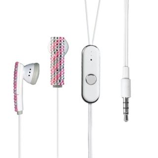 BasAcc Stripe Silver/ Pink Headset for ZTE Z990 Avail/ N850 Fury/ V768 BasAcc Hands free Devices