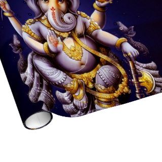 Ganesh Ganesha Hindu Indian Elephant Deity India Wrapping Paper