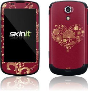 Valentines   Flowery Burgundy Heart   Samsung Epic 4G   Sprint   Skinit Skin Electronics