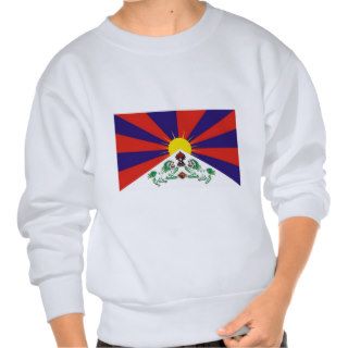 TIBETAN FLAG PULL OVER SWEATSHIRT
