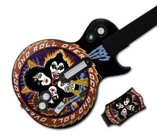 Zing Revolution MS KISS20026 Guitar Hero Les Paul  Xbox 360 and PS3  KISS  Rock And Roll Over Skin Video Games