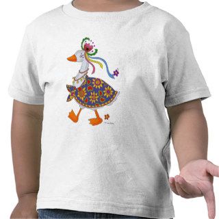 Goose Goes Out Ukrainian Folk Art Tee Shirts